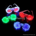 Light up /flashing shutter eyeglasses 3