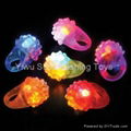 Light up Flashing plastic jelly rings 3