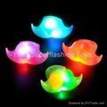 Light up Flashing plastic jelly rings 4