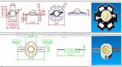 5W high power led lamps 