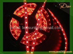 5050 60led/m  rgb flash 12V Flexible Strip for home and garden,car decoration 