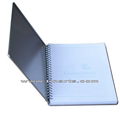 Notebook with tin cover