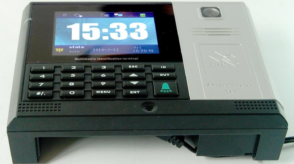 card time attendance device with color camera and color LCD 2