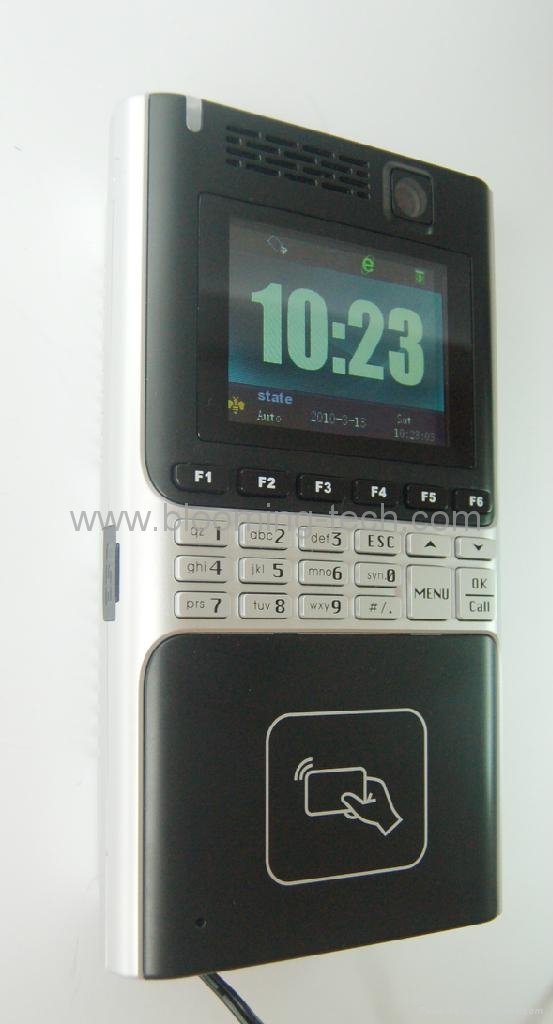 Card time attendance device with color camera and color LCD 2