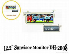 hot selling 12.2"Sunvisor monitor for car DH-2008