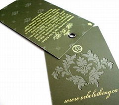 garment hangtag