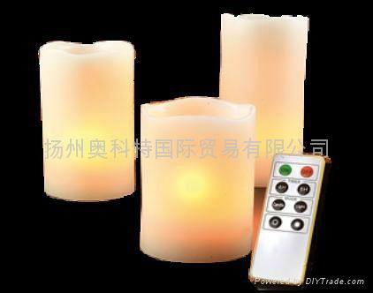 Remote control LED candle