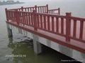 wood plastic composite railing 2