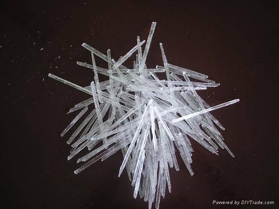 Menthol crystals