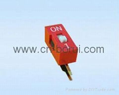 Right angle type dip switch