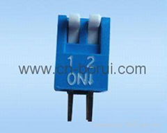 Piano type dip switch