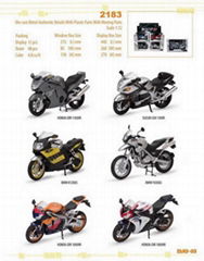 1:12 Scale die-cast model motorcycle collectables