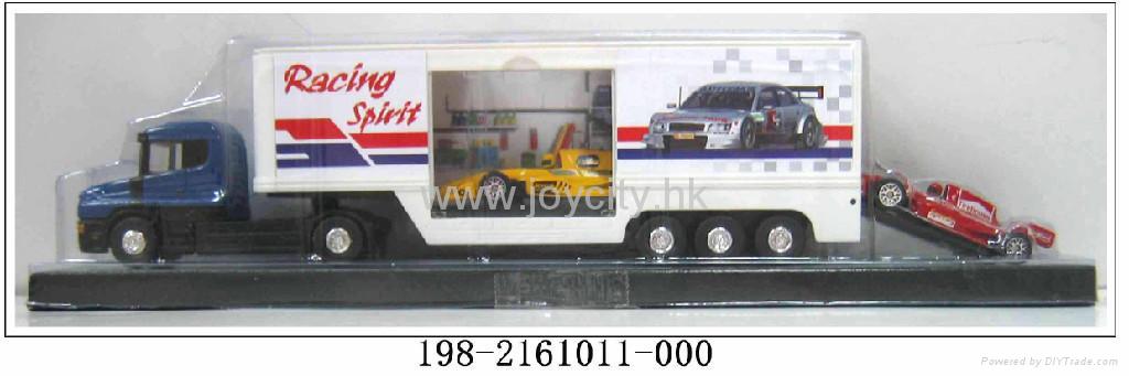 1:43 Scale diecast model container truck promotion 3