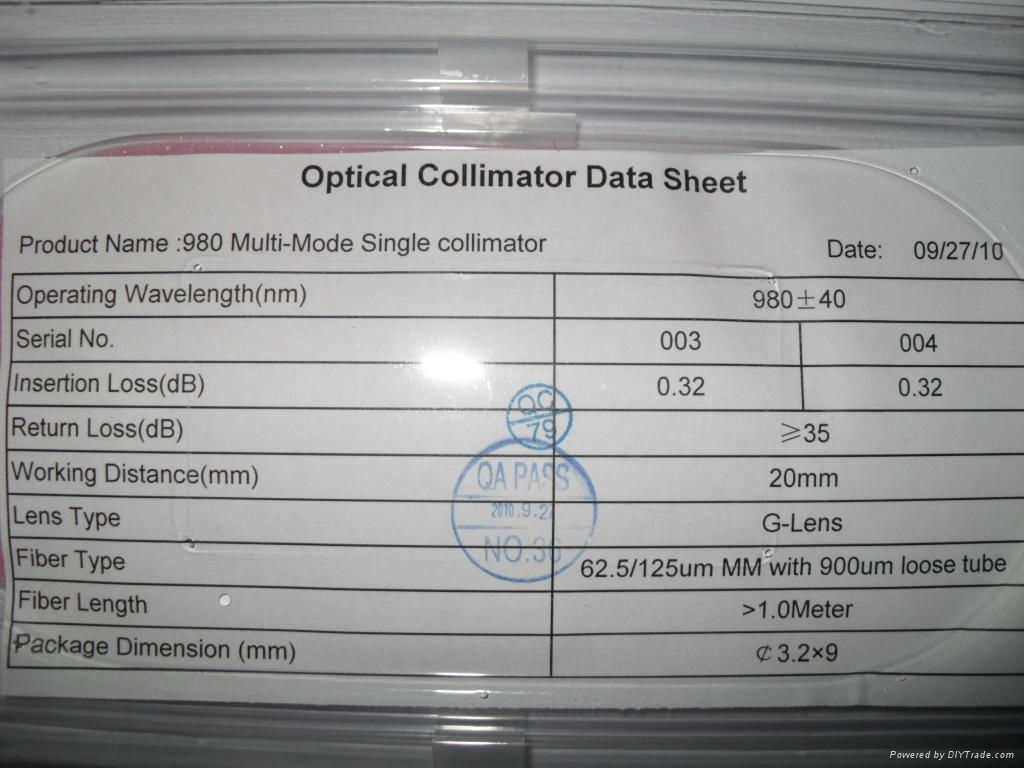 Optical  Collimator 2