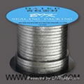 Expanded graphite braided packing