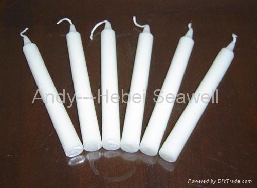 white candles