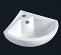 wash basin with half pedestal