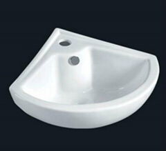 wash basin with half pedestal