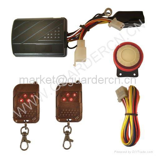 One Way Motorcycle Alarm System