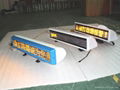 LED Taxi scrolling message display Sign/tag 2