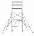 Folding scaffolding