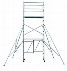 Folding scaffolding