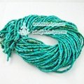 nature turquoise A grade turquoise button loose strands 4