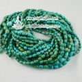 nature turquoise B grade rice loose strands 2