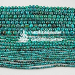nature turquoise C grade round beads loose strands