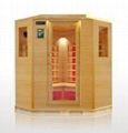 corner infrared sauna room,sauna cabin