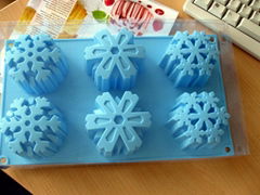 Silicone cake mould