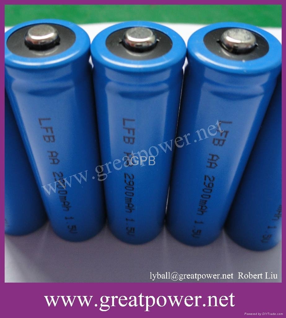 LiFeS2 AA 1.5V 2900mAH Primary lithium Battery