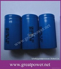 CR123A 1300mAh 3.0V primary lithium battery