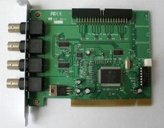 CCTV Surveillance Equipment pci based dvr card 4/16channels