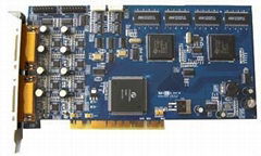 HIKVISION Hardware compression H.264 DVR Card 8ch 200fps/240fps