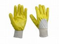 Heavy duty nitrile coated glove