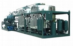 Black engine oil recycling plant