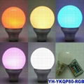 5W RGB led ball lamp 2