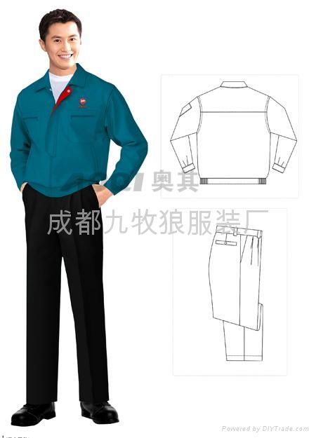 成都纯棉帆布工作服 4