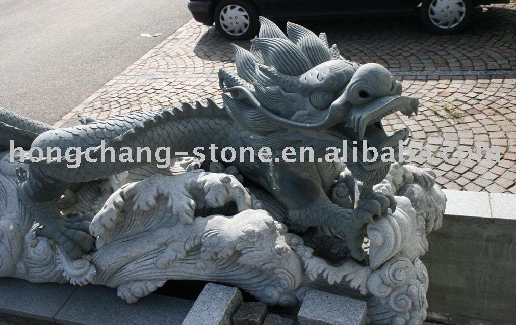 Dragon carving/dragon sculpture/granite sculpture 2