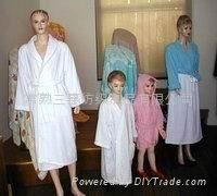 浴衣睡袍珊瑚绒、全棉毛巾