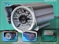 Color IR Waterproof CCD Camera with 48 IR LEDs