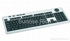 Slim multimedia Standard keyboard 