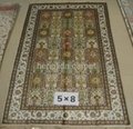153cm*244cm hand knotted persian silk carpet  2