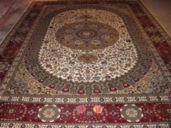 9x12 hand knotted persian silk rug