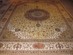 wholesale hand knotted persian silk rug