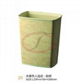 Fire Retardent Square Plastic Office Rubbish Bins 1