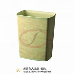 Fire Retardent Square Plastic Office Rubbish Bins