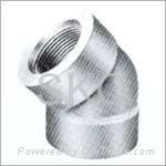 Forged Steel Thread Union/Elbow/Tee/Cap/Union/Bushing/Plug 3