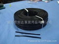 black plastic double wire twist ties